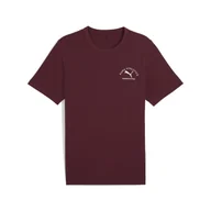Koszulki sportowe męskie - Męska koszulka PUMA Class z grafiką PUMA Ruby Shimmer Red - miniaturka - grafika 1