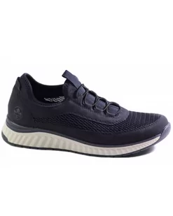 PÓŁBUTY RIEKER - B0655-14 BLUE - Rieker - Półbuty męskie - miniaturka - grafika 1