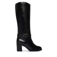 Kozaki damskie - Kozaki Tamaris 1-25533-45 Czarny - miniaturka - grafika 1