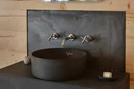 Umywalki - Umywalka Z Betonu Model V_04 Czarna / Voglio - miniaturka - grafika 1