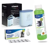 Akcesoria i części do ekspresów do kawy - Zestaw do Ekspresów Philips Aquaclean 1szt, Verde250ml, Cleaneo 10tab - miniaturka - grafika 1