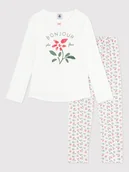 Rampersy - PETIT BATEAU Piżama w kolorze białym - miniaturka - grafika 1