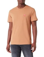 Koszulki męskie - Wrangler Męski t-shirt Sign Off Tee, Tyto? Br?zowy, L - miniaturka - grafika 1