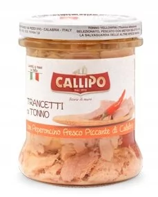 Callipo Tuńczyk w oliwie z oliwek z chili 170g - Konserwy i dania rybne - miniaturka - grafika 1