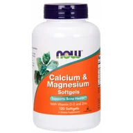Witaminy i minerały - Now Foods NOW Calcium&Magnesium Softgels 120caps - miniaturka - grafika 1