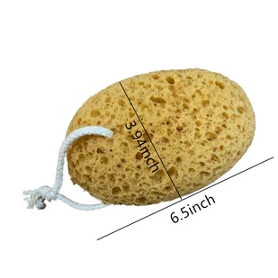 TEMU Gąbka do kąpieli z wodorostów zarówno dla mężczyzn, jak i kobiet Peeling bąbelkowy, peeling złuszczony o strukturze plastra miodu, czysta kąpiel - Rękawice i gąbki do kąpieli - miniaturka - grafika 1