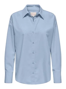 ONLY Koszula w kolorze błękitnym - Bluzki damskie - miniaturka - grafika 1