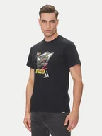 Koszulki męskie - Etnies T-Shirt Puma 4130004126 Czarny Regular Fit - miniaturka - grafika 1