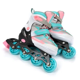 Meteor Rolki Invert  błękitne r 34-37 22343 - Rolki - miniaturka - grafika 1