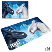 Podkładki pod mysz - PODKŁADKA POD MYSZKĘ MYSZ WZORY DO WYBORU - JAK WYTRESOWAĆ SMOKA 29x36cm - miniaturka - grafika 1