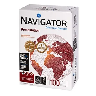 Navigator The Company Papier Presentation A4 100g/m2 500 kartek  do drukarek atramentowych 82437A10SB - Papier do drukarek - miniaturka - grafika 1