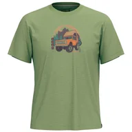 Koszulki sportowe męskie - Koszulka Smartwool Long Weekend Short Sleeve Graphic Tee Rozmiar: L / Kolor: zielony - miniaturka - grafika 1