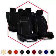 Pokrowce na fotele - Komplet uniwersalnych pokrowców samochodowych Comfort czarne - miniaturka - grafika 1
