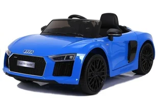 Auto na Akumulator Audi R8 Niebieskie Lakierowane - Pojazdy elektryczne dla dzieci - miniaturka - grafika 7