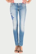 Spodnie damskie - Spodnie Guess Skinny Ultra Low rurki-W24 - miniaturka - grafika 1