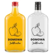 Domowy wyrób alkoholu - Butelka na jabłkówkę z nadrukiem - Klasyk 500ml - miniaturka - grafika 1
