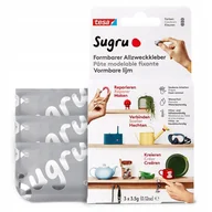 Chemia warsztatowa - Sugru Tesa Szary Klej Plastyczny, 3 Sztuki - miniaturka - grafika 1
