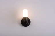 Lampy ścienne - Candellux Kinkiet Sakai 1 Czarny 50433079 - miniaturka - grafika 1
