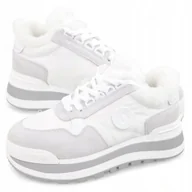 Buty sportowe damskie - Buty zimowe Damskie Sportowe ocieplane Big Star na platformie OO274a215 36 - miniaturka - grafika 1