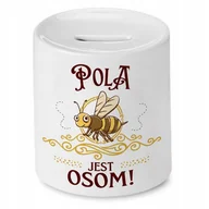 Skarbonki - Skarbonka dla Poli na Urodziny Idealny Prezent z Nadrukiem ze Zdjęciem + Opakowanie na prezent (wzór 02) - miniaturka - grafika 1