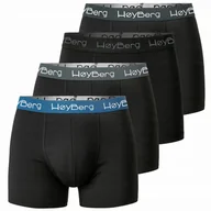 Majtki męskie - HøyBerg - Scandinavian Style Bokserki Męskie Zestaw 4 sztuk Bawełna XXL - miniaturka - grafika 1