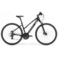 Rowery - Rower crossowy Merida CROSSWAY 15 LADY S(L)(46L) GLOSSY BLACK(MATT SILVER) - miniaturka - grafika 1