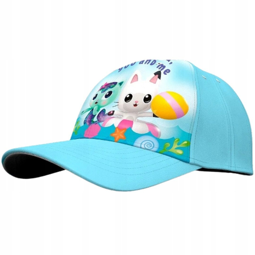 Czapka z daszkiem Koci Domek Gabi dla dziewczynki bajkowa