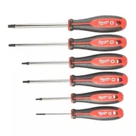 Śrubokręty - MILWAUKEE, Zestaw Wkrętaków Torx 6Szt - miniaturka - grafika 1