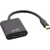 Adaptery i przejściówki - InLine 17193S adapter kablowy 0,15 m Mini DisplayPort HDMI Czarny 17193S - miniaturka - grafika 1