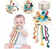 Zabawki sensoryczne - Zabawka Sensoryczna Montessori Gryzak Niemowląt - miniaturka - grafika 1