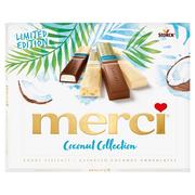 Inne słodycze - merci Coconut Collection 4 rodzaje kokosowych specjałów czekoladowych 250 g - miniaturka - grafika 1