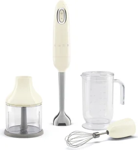 Blender ręczny z akcesoriami SMEG HBF03CREU kremowy linia 50's STYLE - Blendery kielichowe - miniaturka - grafika 1