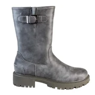 Botki damskie - CHATTAWAK Damskie 18KANDYGRIS38 Botki, Szare, 38 EU, Szary, 38 EU - miniaturka - grafika 1