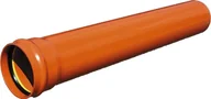 Odwodnienia, kanały i akcesoria - Wavin Wavin 200 x 3000 mm PVC-kloakrør m/muffe, klasse S SN8, EN 13476 - miniaturka - grafika 1