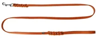 Smycze dla psów - DINGO Smycz skórzana Boutique - Orange - miniaturka - grafika 1