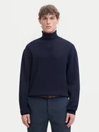 Swetry męskie - Jack & Jones Golf Milano 12285093 Granatowy Relaxed Fit - miniaturka - grafika 1