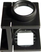 Mikroskopy i lupy - Carton Lupa tkacka x10 z podziałką skala 1,0mm - miniaturka - grafika 1