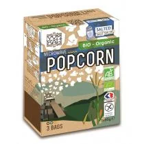 Natais Popcorn z solą do przygotowania w mikrofalówce bezglutenowy 3 x 90 g Bio - Popcorn - miniaturka - grafika 1