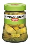 Pasztet i przetwory mięsne - Karczochy Tagliati Damico 280g marynowane włoskie w szklanym słoiku - miniaturka - grafika 1