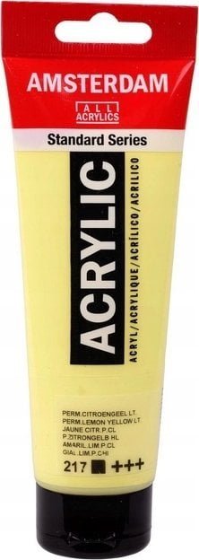 Artequipment Amsterdam Standard Series Acrylic Tube Permanent Lemon Yellow Light 217