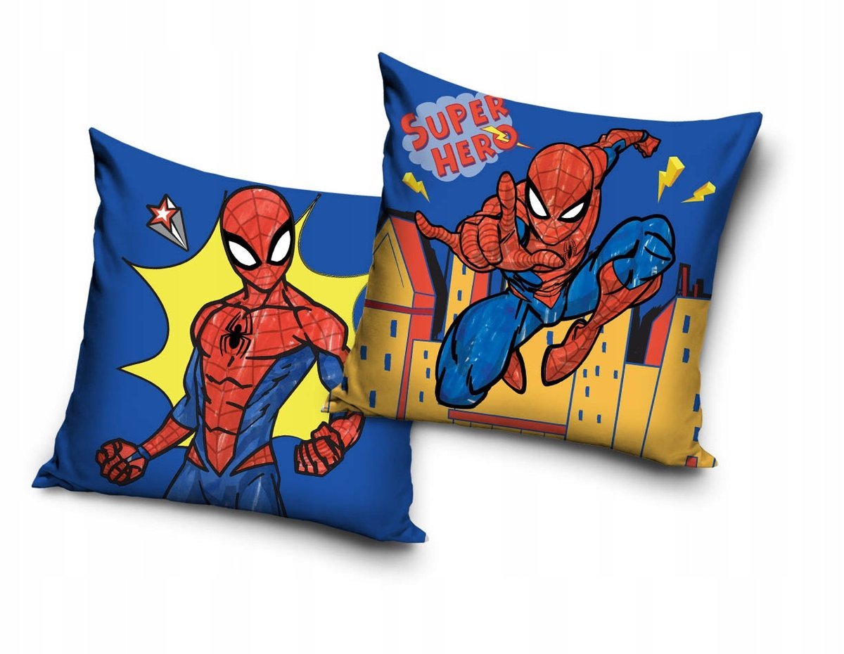 Poszewka 40x40 na poduszkę miła w dotyku dwustronna VELVET SPIDER-MAN
