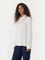 Koszule damskie - Guess Koszula W5YH1A WHCR2 Écru Regular Fit - miniaturka - grafika 1