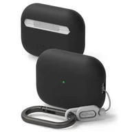 Akcesoria do słuchawek - RINGKE SILICONE APPLE AIRPODS PRO 3 BLACK - miniaturka - grafika 1