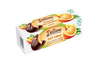 Delisana bezglutenowe biszkopty z galaretką w czekoladzie 150g - Ciastka - miniaturka - grafika 1