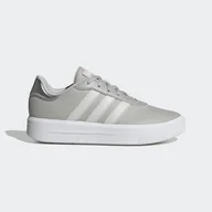 Półbuty damskie - Damskie Buty ADIDAS COURT PLATFORM ID1970 – Szary - miniaturka - grafika 1