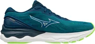 Buty sportowe męskie - Mizuno Wave Skyrise 3 Shoes Men, niebieski UK 11 | EU 46 2022 Szosowe buty do biegania - miniaturka - grafika 1