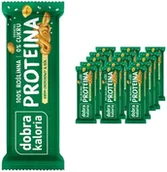 Batoniki - Baton proteinowy orzech sól Dobra Kaloria bez dodatku cukru białko 15 szt - miniaturka - grafika 1