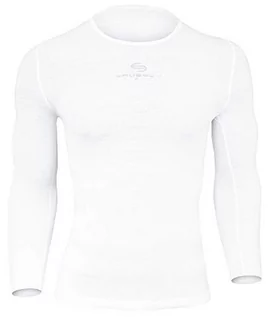 Koszulki męskie - BRUBECK Męska koszulka funkcyjna | damska | męska | z krótkim rękawem | tank top | funkcjonalna | oddychająca | LS10850 | SS10540 | SL10100 | rozmiar: LS10850 XL/biała - grafika 1
