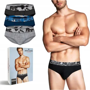 PIERRE CARDIN CAMOUFLAGE slipy męskie 3-PAK - M - Majtki męskie - miniaturka - grafika 1