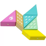 Zabawki interaktywne dla dzieci - Drewniana układanka origami klocki na magnes KOLIBER - miniaturka - grafika 1